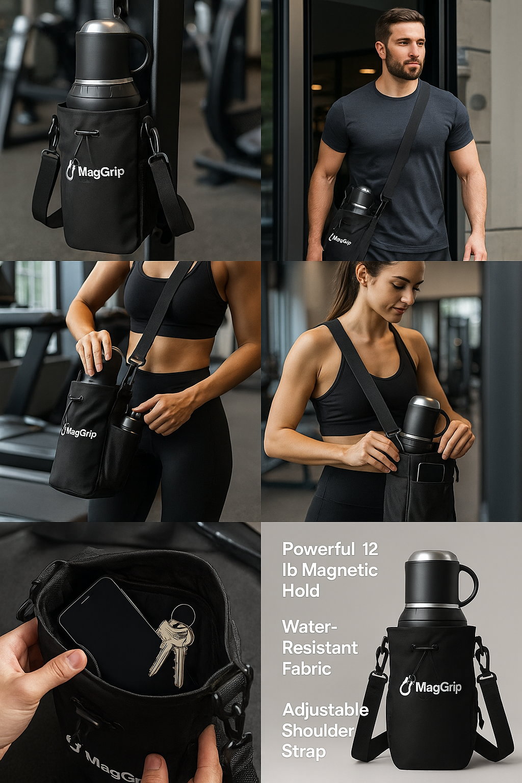 Magnetic Fitness Companion Bag™